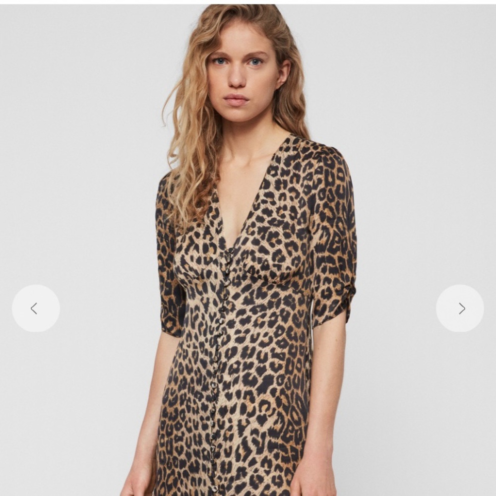 AllSaints Kota Dress in Leppo